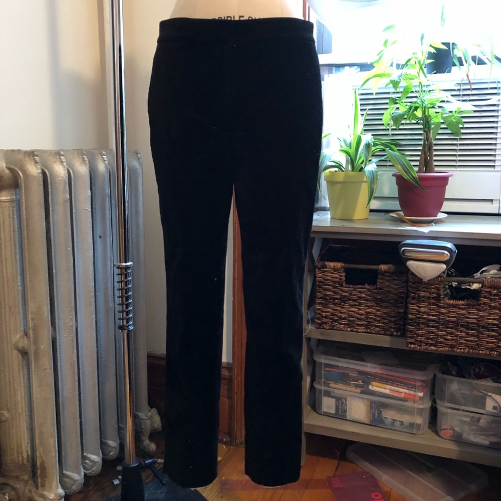 Black Velvet Pant